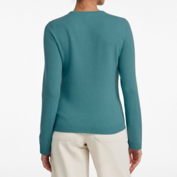 L.L Bean Women's Cashmere Classic, Crewneck Red Size Medium - Picture 7 of 11